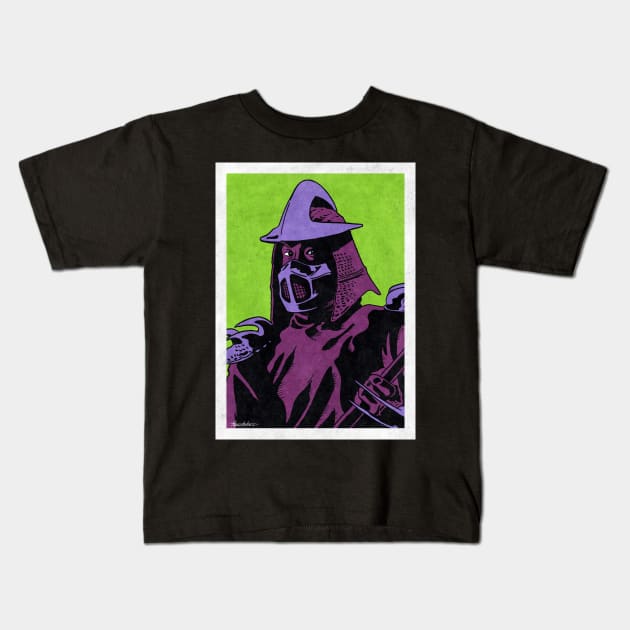 SHREDDER (Pop Art) Kids T-Shirt by Famous Weirdos